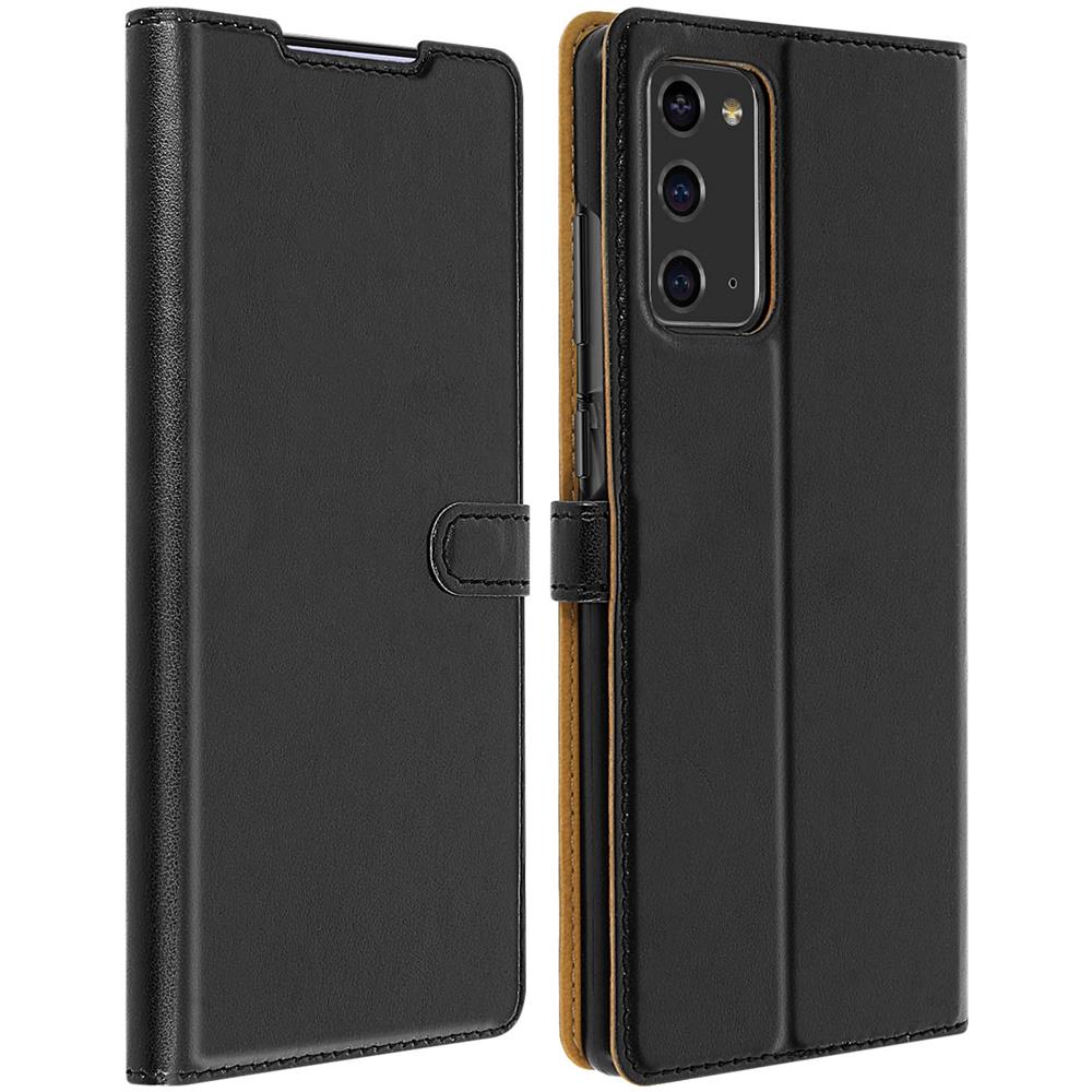 Custodia Samsung Galaxy Note 20 Portafoglio Funzione Supporto - Nero - Foto 1