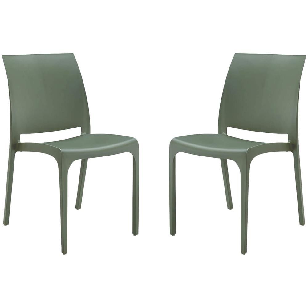 Volga - Sedia Da Giardino In Plastica Set Da 2 - Foto 1