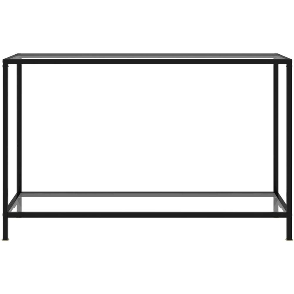 Tavolo Consolle Trasparente 120x35x75 Cm In Vetro Temperato - Foto 2
