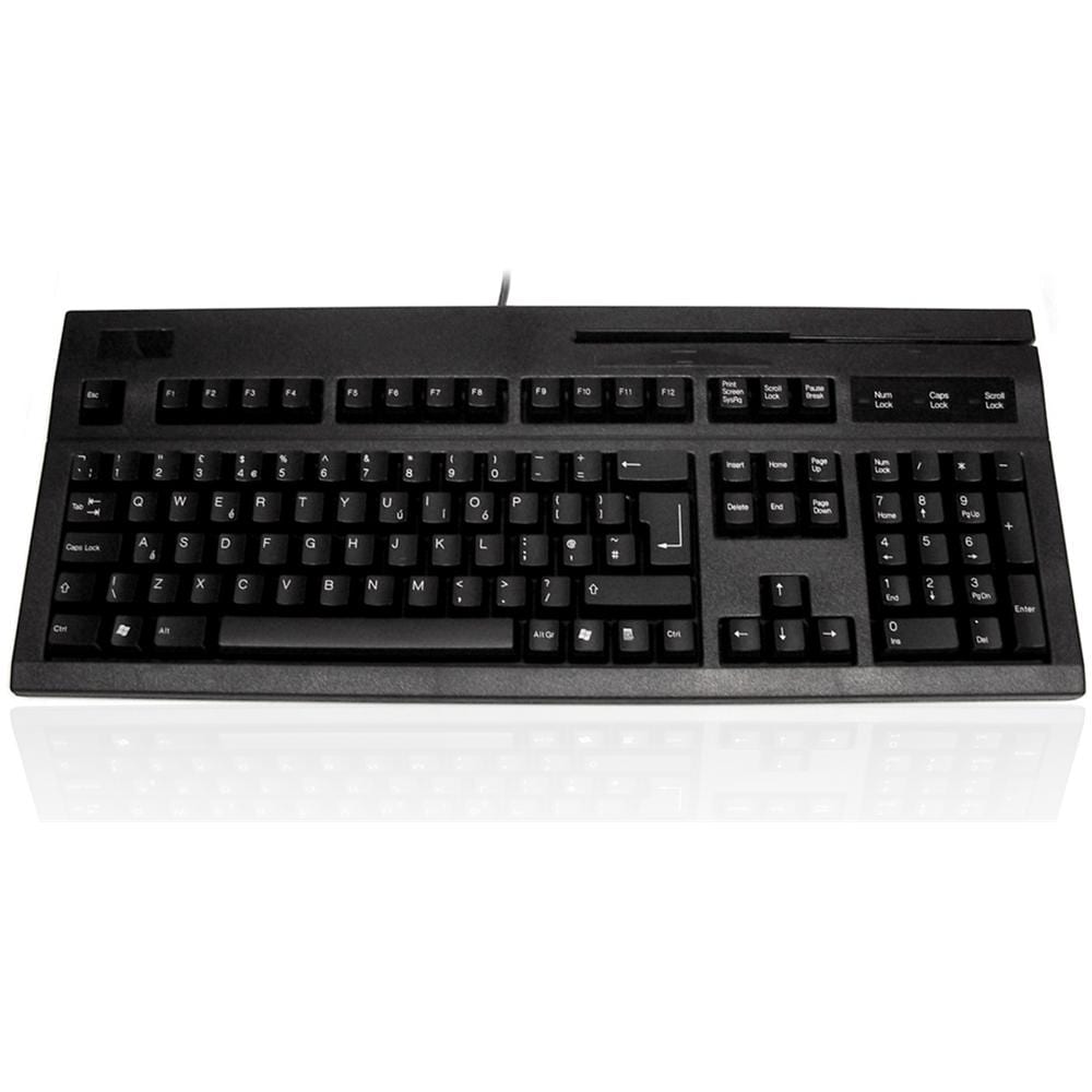 K104M, USB, Universale, QWERTY, Inglese UK, Cablato, Windows 7 Enterprise, Windows 7 Enterprise x64, Windows 7 Home Basic, Windows 7 Home Basic x64, Wind - Foto 1