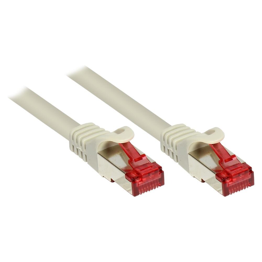 50m Cat6, Cat6, S / FTP (S-STP) , RJ-45, RJ-45, Maschio / maschio, Oro - Foto 1