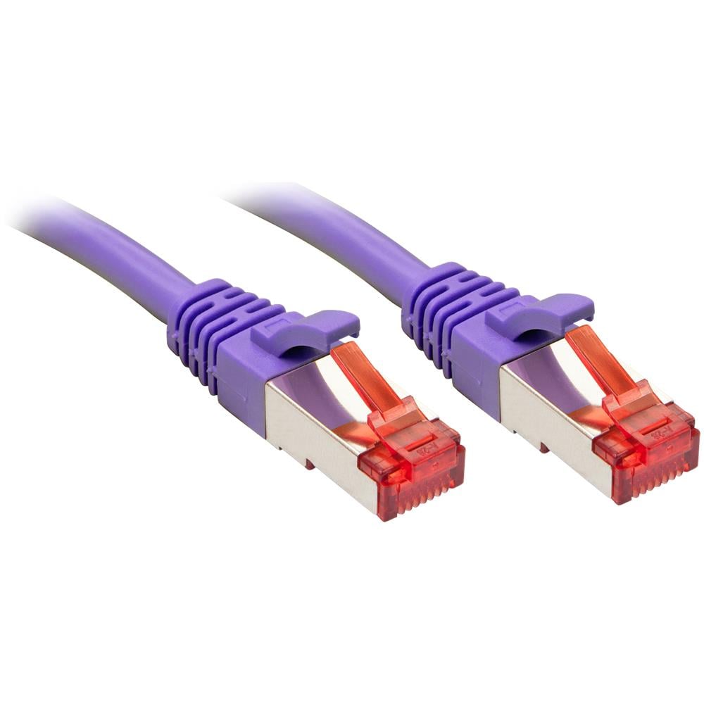 RJ-45 Cat. 6 S / FTP 1m 1m Cat6 S / FTP (S-STP) Viola cavo di rete - Foto 1