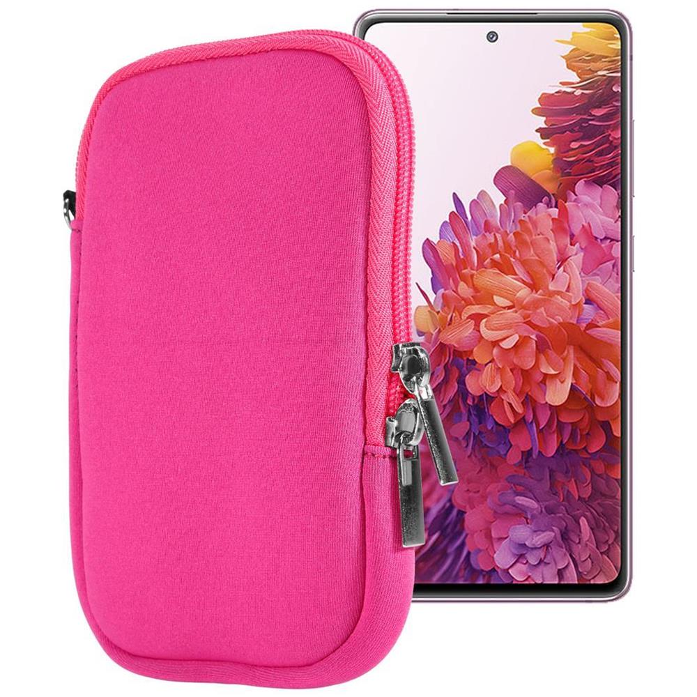 Custodia Universale In Neoprene Compatibile Con Telefoni Fino A Xyx In Rosa - Coperchio Protettivo In Neoprene Con Cinturino Da Polso per 5.5 (Zoll) - Foto 1