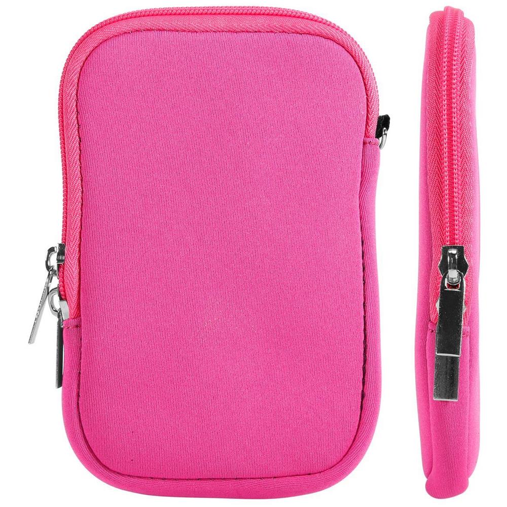 Custodia Universale In Neoprene Compatibile Con Telefoni Fino A Xyx In Rosa - Coperchio Protettivo In Neoprene Con Cinturino Da Polso per 5.5 (Zoll) - Foto 2