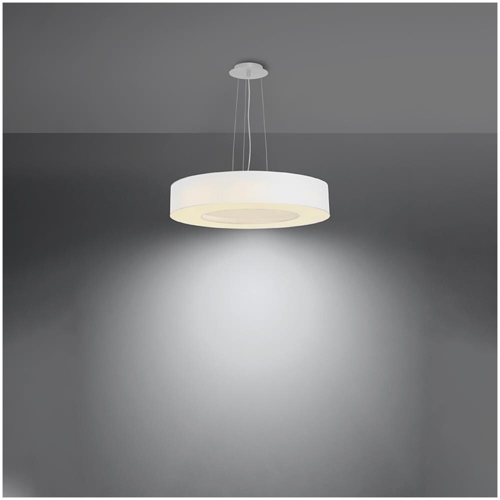 Lampada A Sospensione Saturno Slim 50 Sollux Bianco Ø500x1100 Mm Vetro - Foto 13