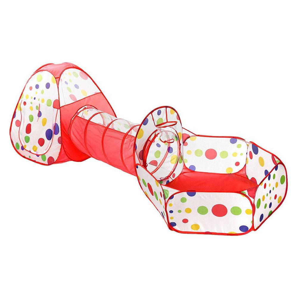 Tunnel Per Bambini 180cm | Tenda Gioco Pop-Up | Arcobaleno Colorato | Interno/Esterno | Regalo Per Ragazzi E Animali - Foto 7