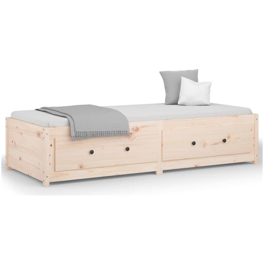 Dormeuse 90x200 Cm In Legno Massello Di Pino - Foto 2