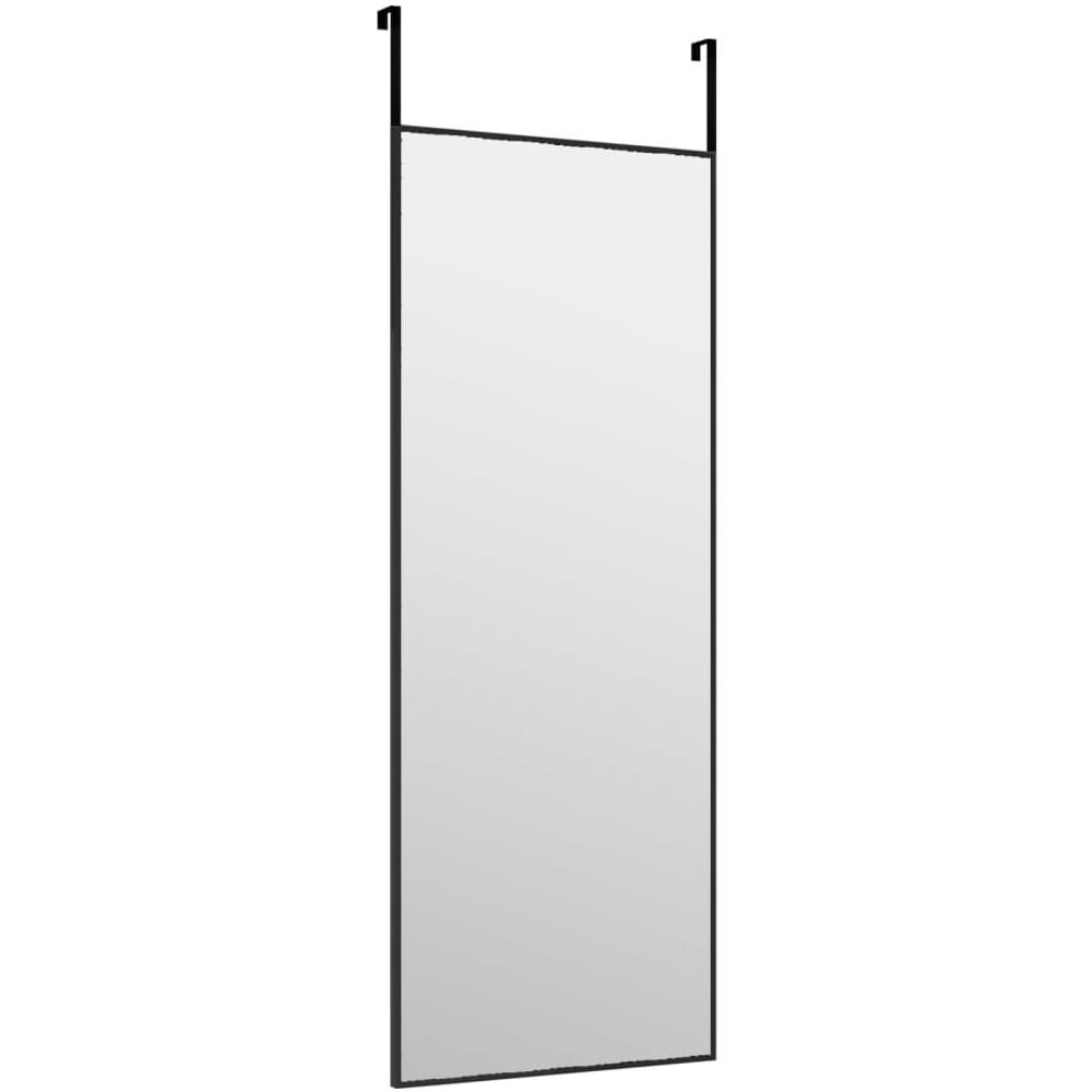 Specchio Da Porta Nero 30x80 Cm In Vetro E Alluminio - Foto 3