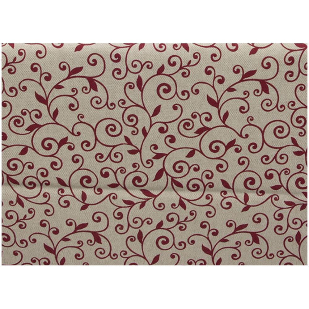 Tovaglia Miros Resinata Antimacchia Copritavolo Cucina Disegno Stefy 140x180 Bordeaux - Foto 5