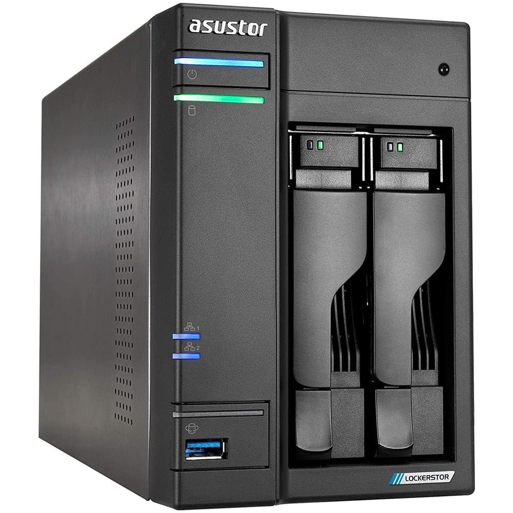Lockerstor 2 Gen2 (AS6702T) Nas Tower 2 Bay + 4x M. 2 Nvme Processore Intel Celeron N5105 Jasper Lake Quad-Core Memroia 4GB - Foto 1