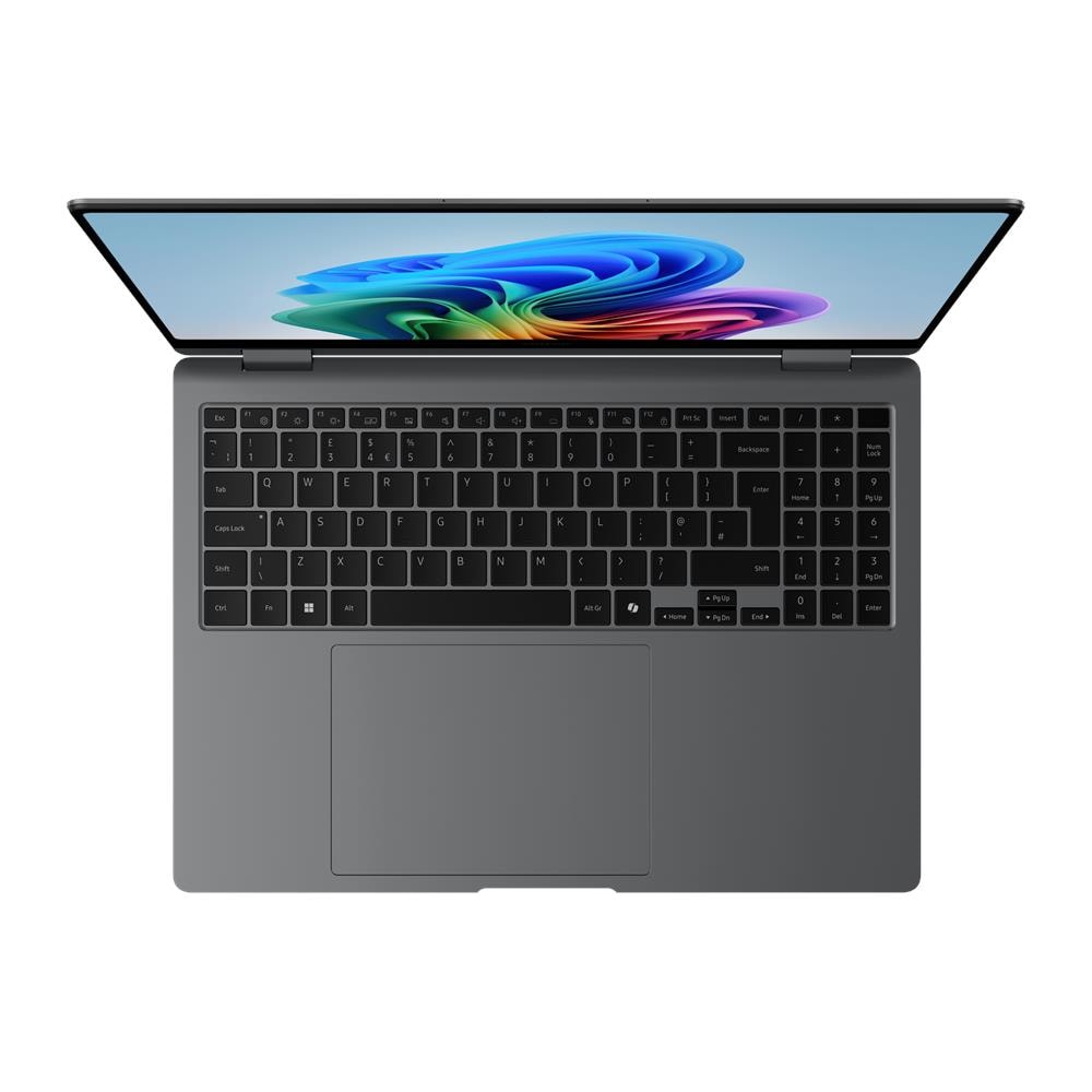 Notebook Galaxy Book5 Pro 360 Copilot+ PC Intel Core Ultra 7 256V Monitor 16" Touch Screen WQXGA+ 16 GB LPDDR5x-SDRAM 1 TB SSD Wi-Fi 7 (802.11be) Windows 11 Home Grigio - Foto 2
