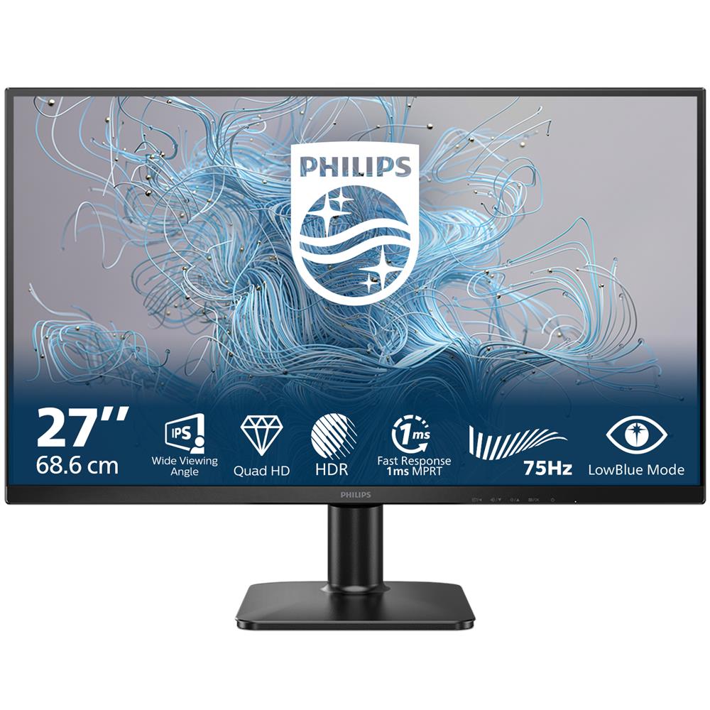 Serie 1000 27E2N1500L / 00 Monitor PC 68,6 cm (27") 2560 x 1440 Pixel Quad HD LED Nero - Foto 1