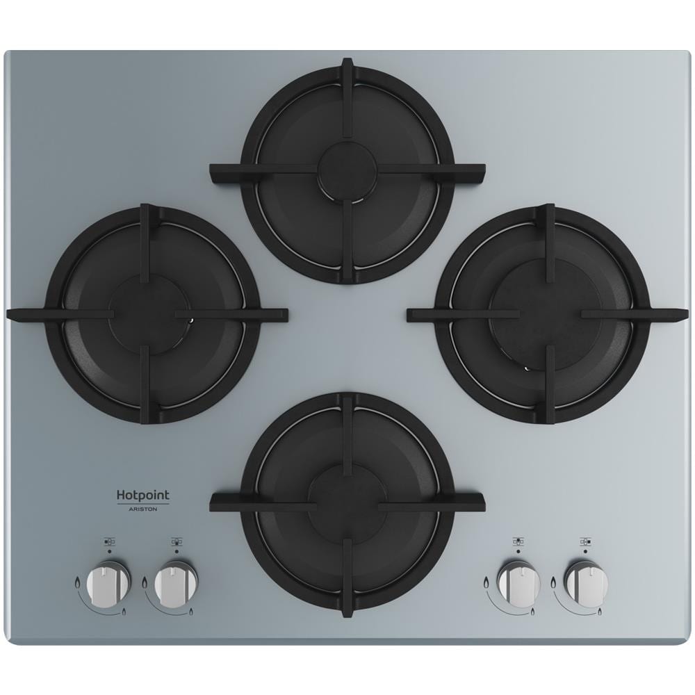 HOTPOINT - Piano Cottura HAGD 61S / SL a Gas 4 Fuochi Gas Colore Argento -  ePRICE