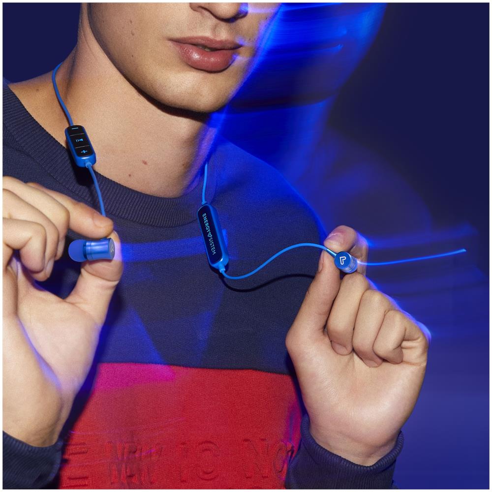 Energy Sistem Auricolari Urbana 2 Blu Bt (bluetooth, Interruttore Magnetico, In-ear, Il Colloquio Di Controllo, Batteria Estesa)  - Foto 8