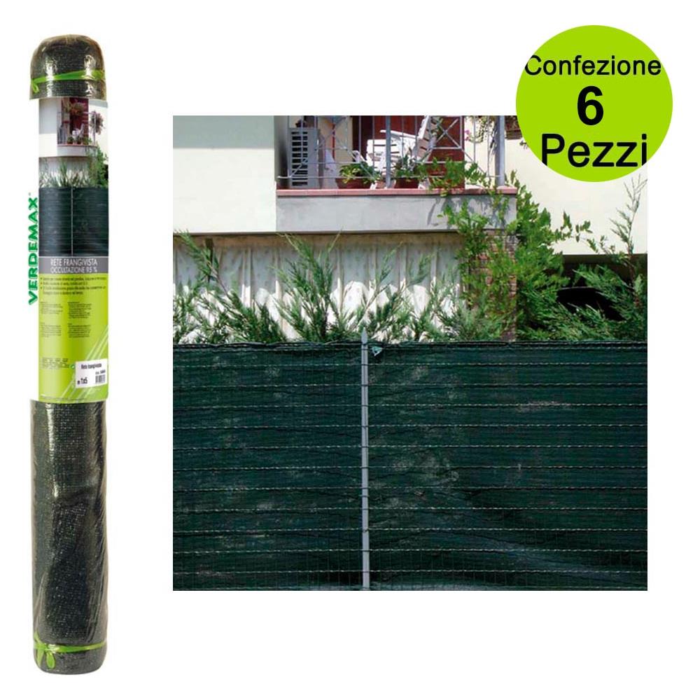 Rete Frangivista 95% Verde Scuro H 2 X 30 Metri Gazebi Pergolati Giardini E Terrazzi Verdemax - Foto 1