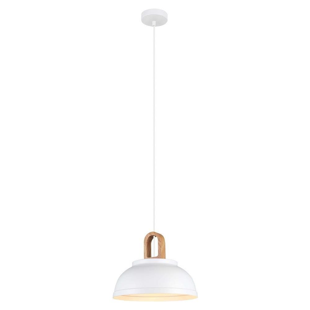 Sospensione Moderna A Sospensione Bianca 1 Luce, E27 - Foto 2