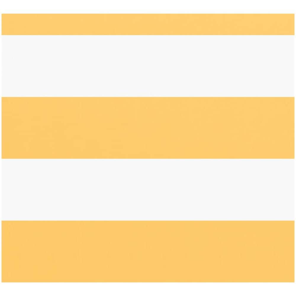 Paravento Balcone Bianco e Giallo 120x600 cm Tessuto Oxford - Foto 2