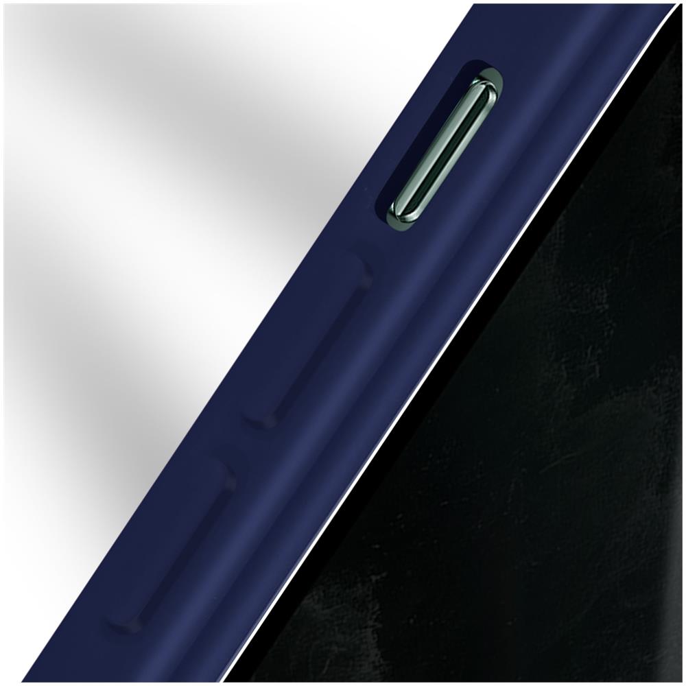 Cover Iphone 11 Pro Retro Plexiglass Fronte Polimero Rinforzata Bordo Blu - Foto 5