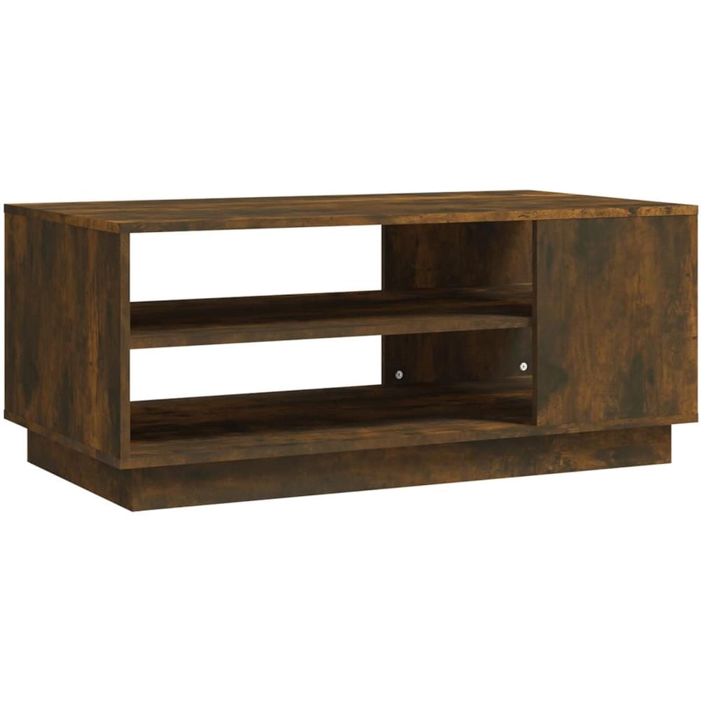 Tavolino da Salotto Rovere Fumo 102x55x43 cm in Truciolato - Foto 2