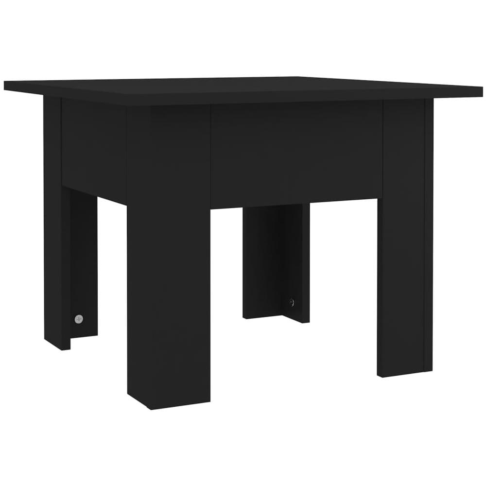 Tavolino da Salotto Nero 55x55x42 cm in Truciolato - Foto 2