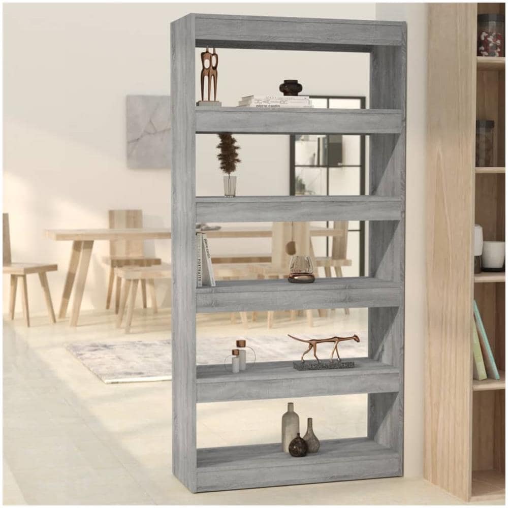 vidaXL Libreria a 4 Ripiani Bianco Lucido 40x24x142 cm in Truciolato