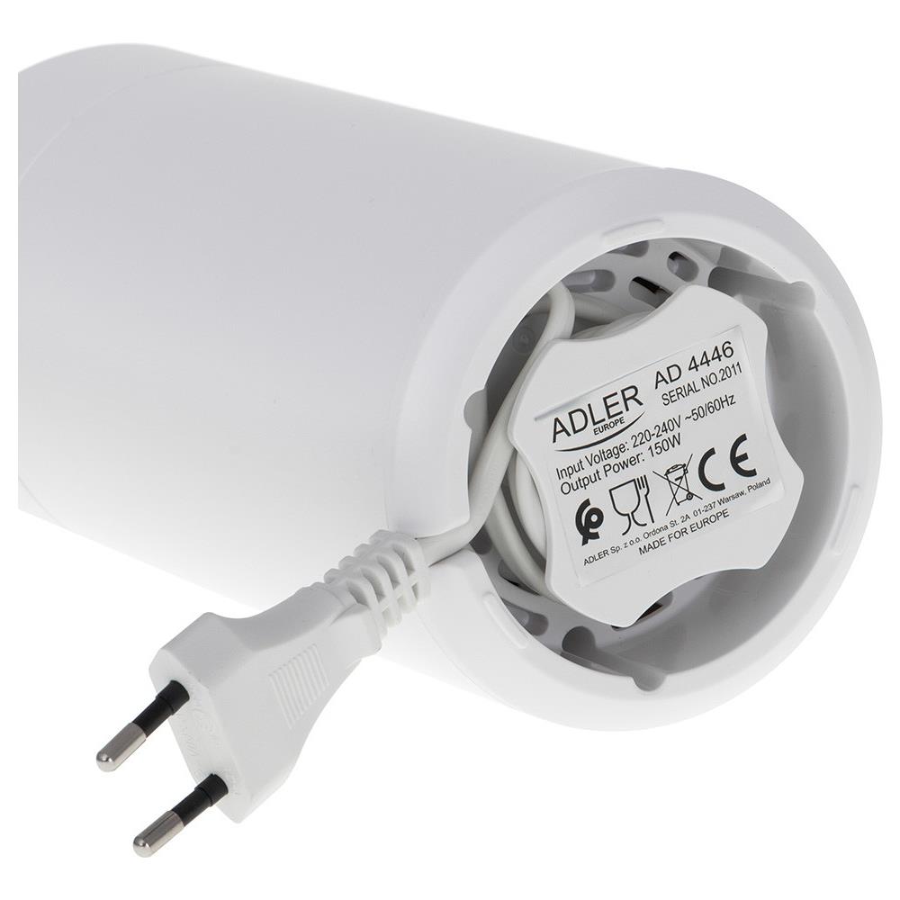 Macinacaffè Elettrico Acciaio Inossidabile Capacità 75g 150w Colore Bianco / Argento - Foto 4