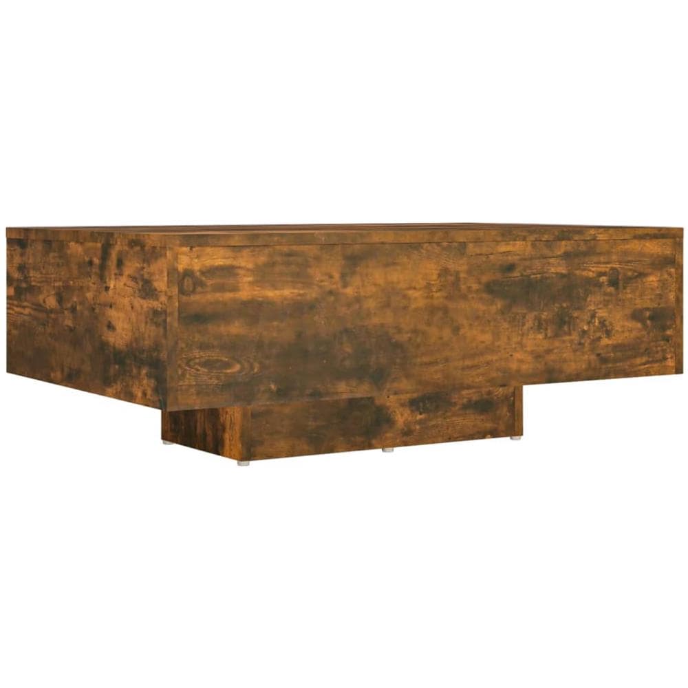 Tavolino Da Salotto Rovere Fumo 85x55x31cm In Legno Multistrato - Foto 1