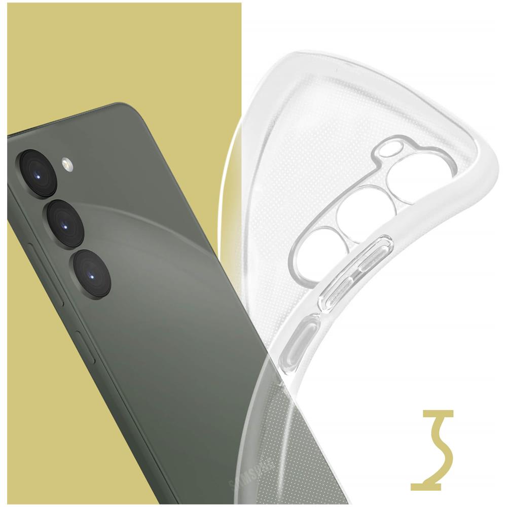 Cover Per Samsung S23 Silicone Flessibile Sottile E Leggera Trasparente - Foto 4