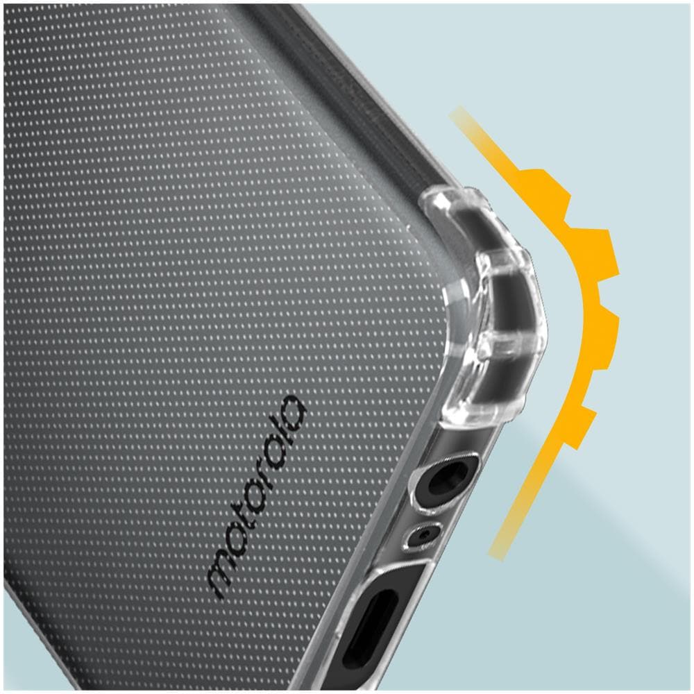 Cover Per Motorola Moto G72 Silicone Flessibile Angoli Rinforzati Trasparente - Foto 5