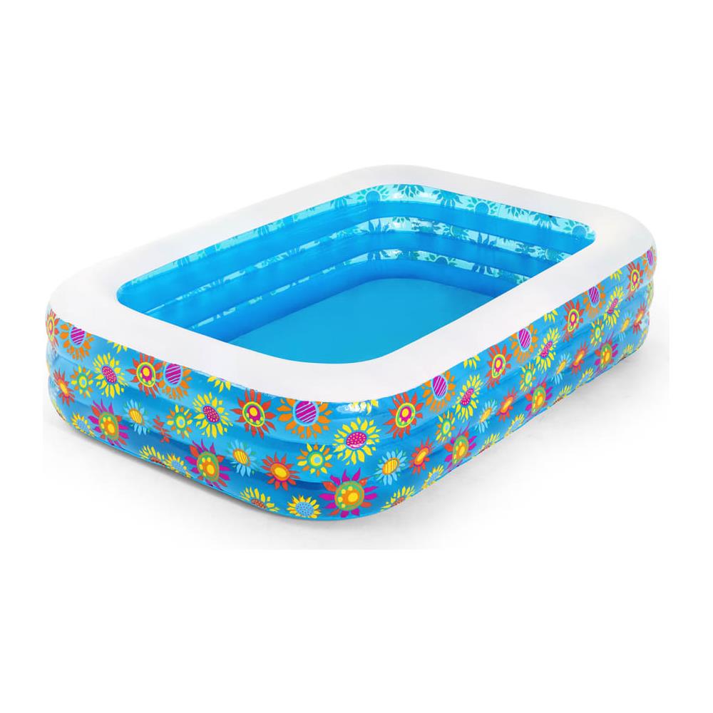 Piscina Gonfiabile Per Bambini Blu 229x152x56 Cm - Foto 2