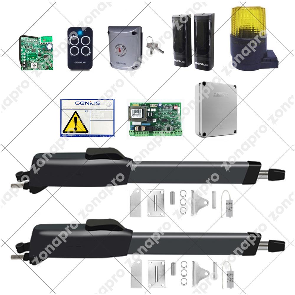 Kit Genius Automazione Cancello A Battente Mistral 300 Monson 51700781 230v - Foto 1