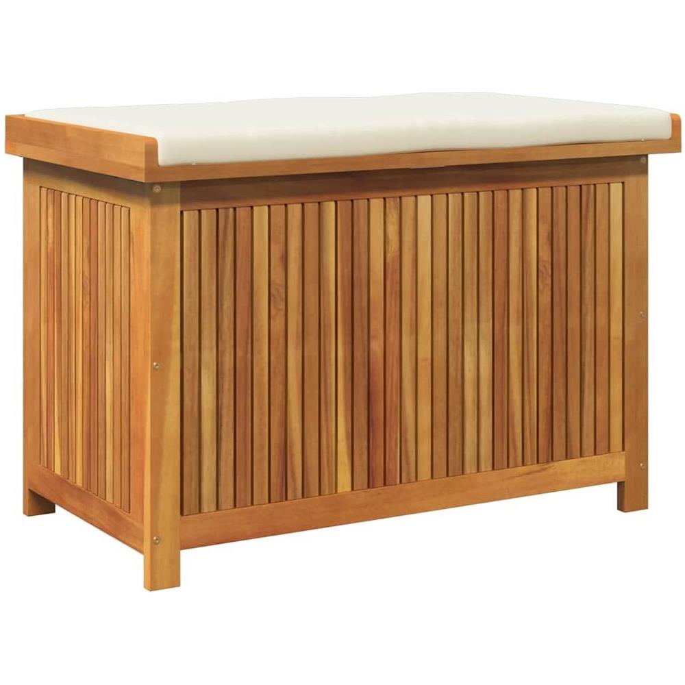 Scatola Cuscini da Esterno 90x50x60,5 cm Legno Massello Acacia - Foto 1