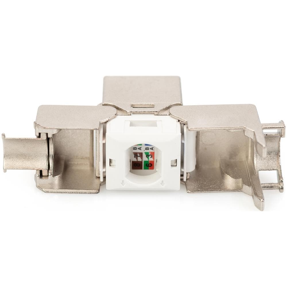 Modulo Keystone CAT 6A, schermato, attrezzi per l'installazione non necessari - 2 pezzi - Foto 5