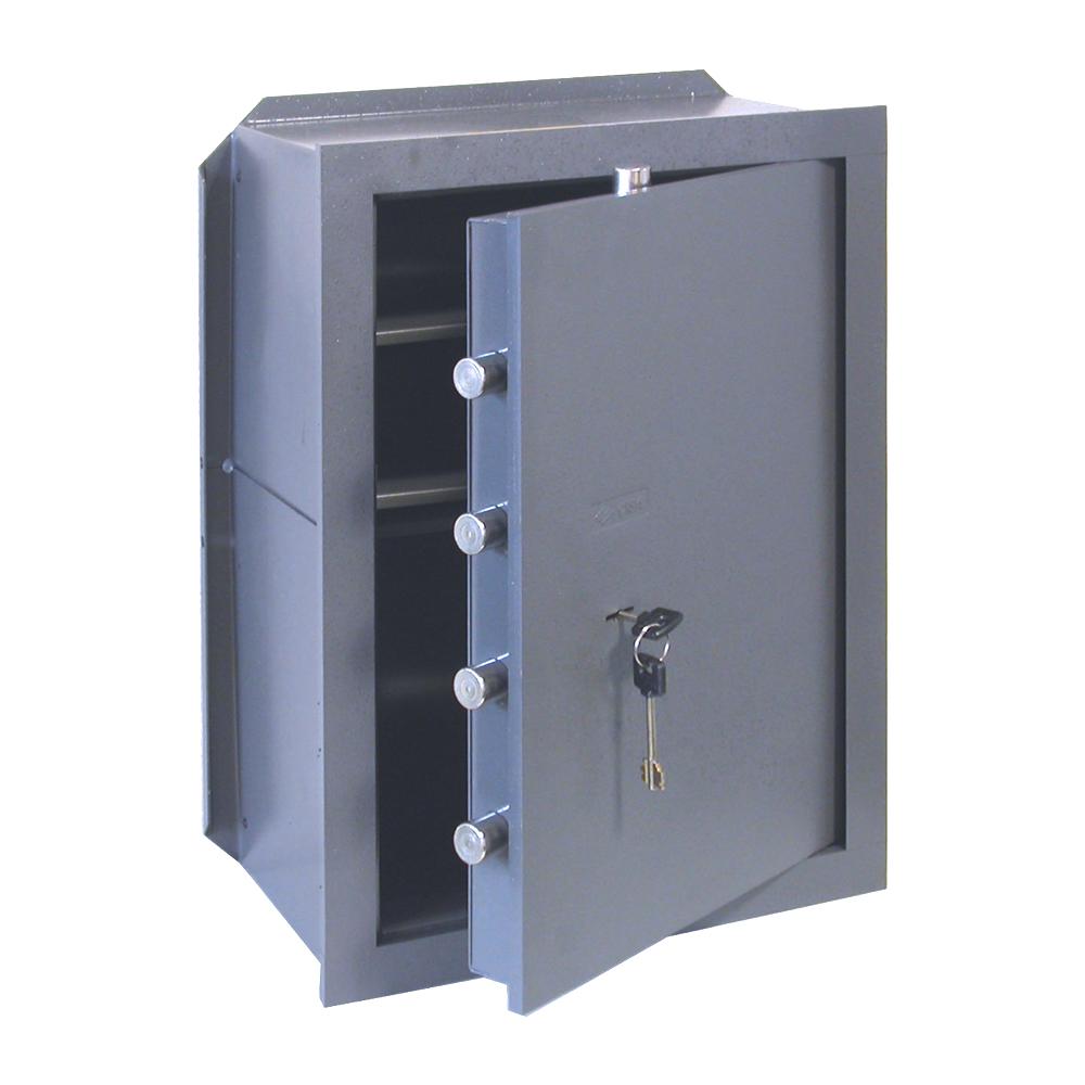 Cassaforte Cisa a chiave con 2 catenacci cm 36x49x25 - Foto 4