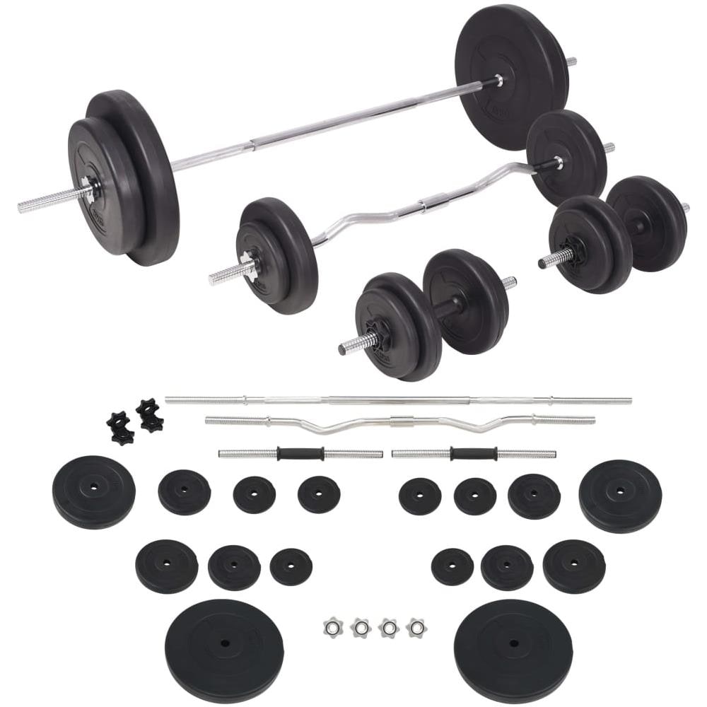 Panca Multifunzione Con Bilanciere E Set Di Manubri 90 Kg - Foto 2