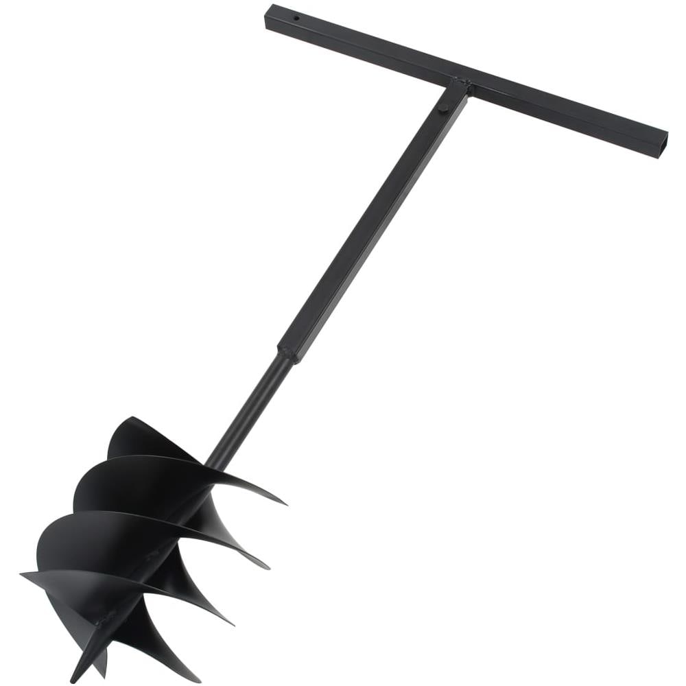 Trivella Per Terreno Con Maniglia 200 Mm Acciaio Nero - Foto 2