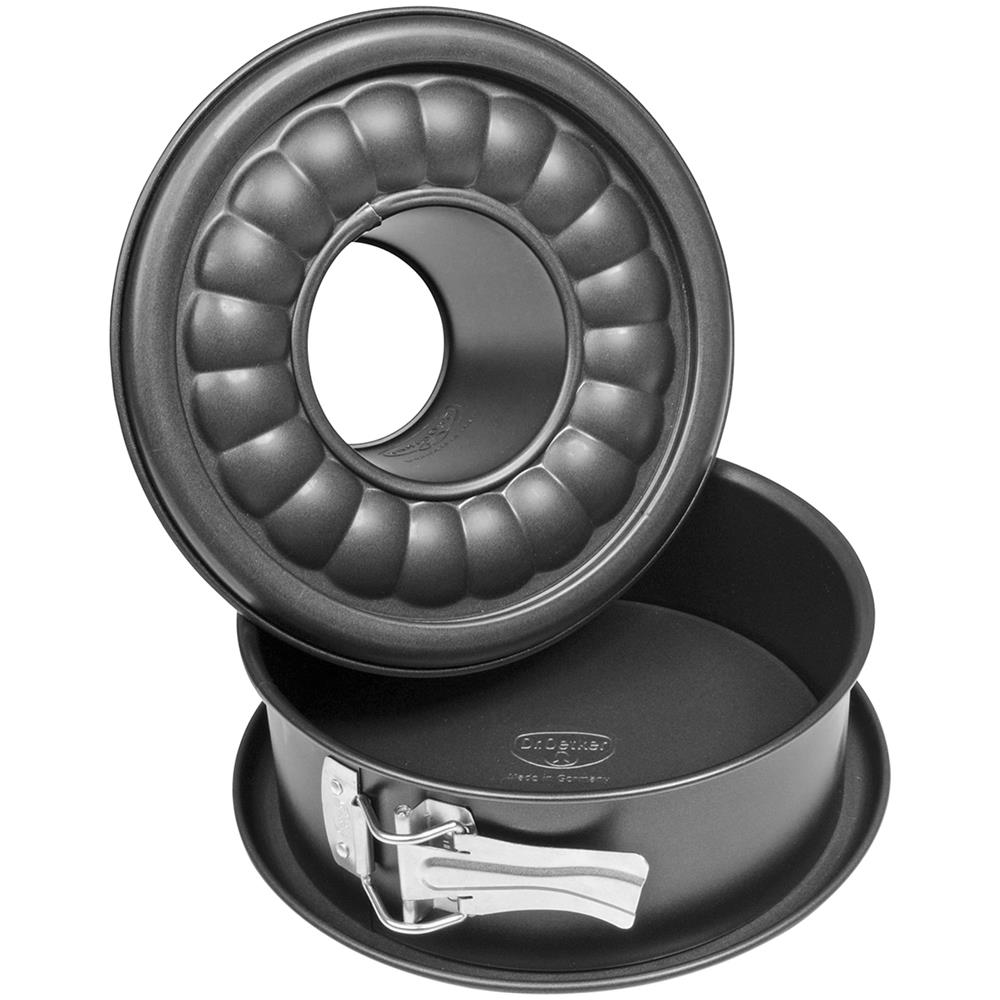 Tortiera Apribile Doppio Fondo 18 Cm Dr Oetker Cameo, In Acciaio Nero - Foto 1