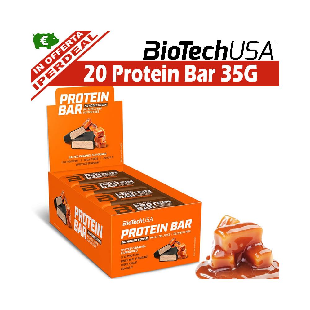 20 Pz Barrette Proteiche, protein Bar 35g, gusto Caramello - Foto 1