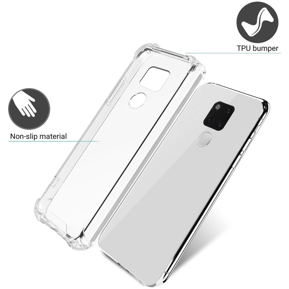Cover Silicone Trasparente Per Huawei Mate 20 - Custodia Antiurto, Crystal Clear Case, Tpu Morbido - Foto 2