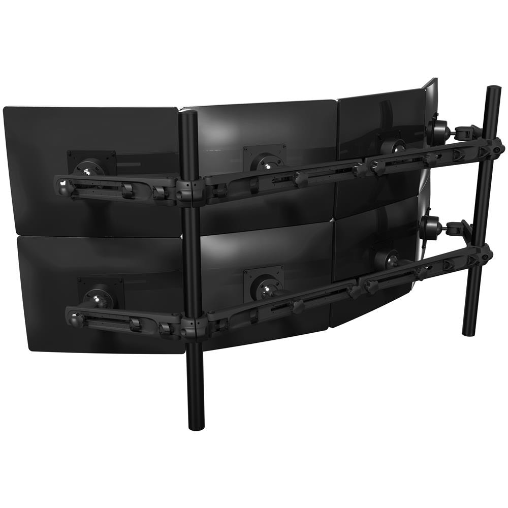 Viewmaster Sistema Multi-monitor - Scrivania 833 Colore Nero - Foto 1