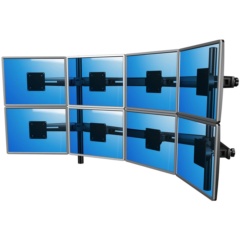 Viewmaster Sistema Multi-monitor - Scrivania 833 Colore Nero - Foto 2