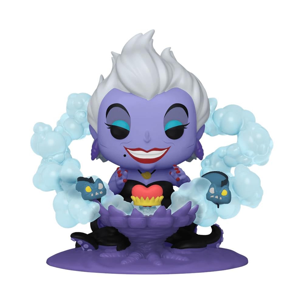 Disney Pop! Deluxe Villains Vinyl Figure Ursula On Throne 9 Cm - Foto 3