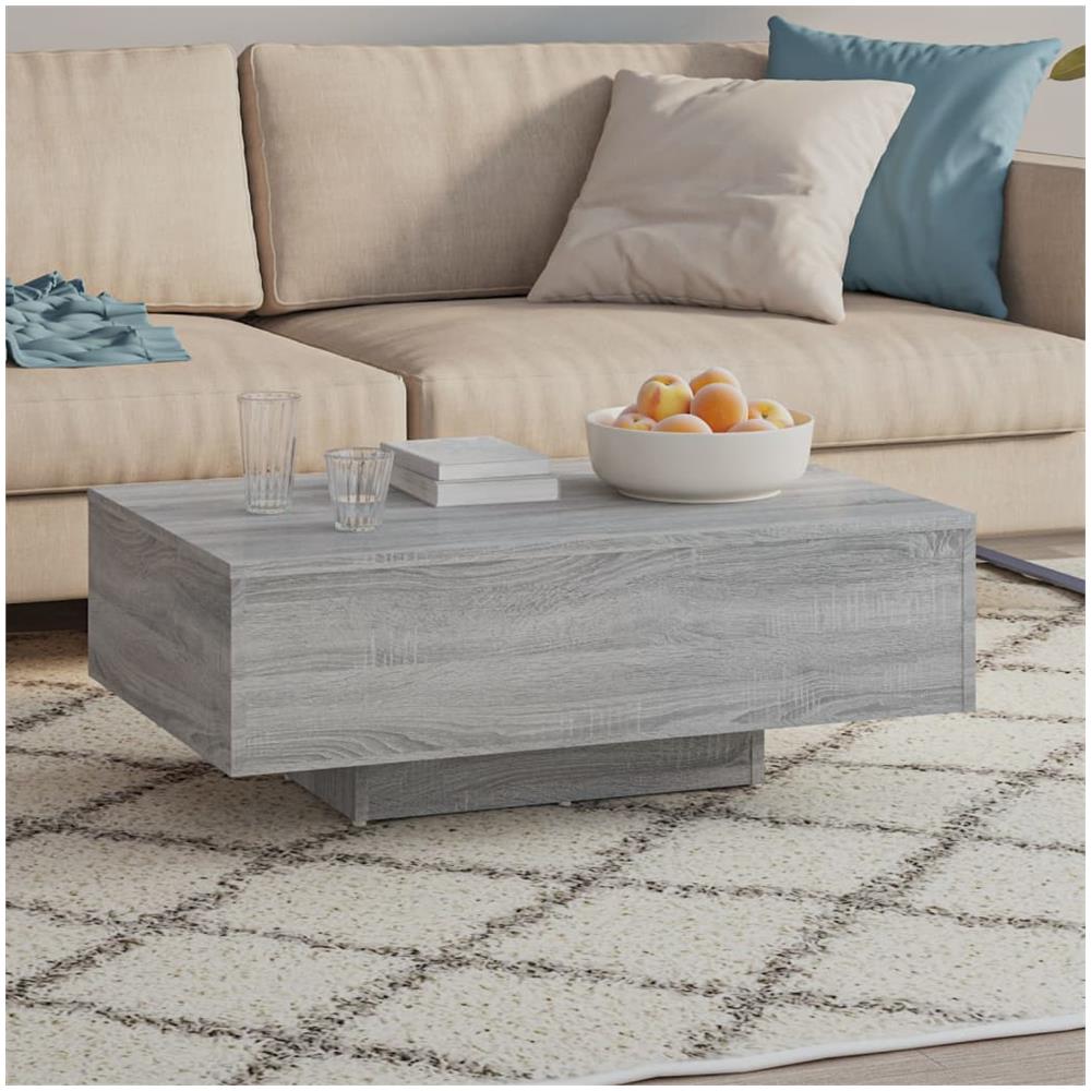 Tavolino Da Salotto Grigio Sonoma 85x55x31 Cm Legno Multistrato - Foto 2