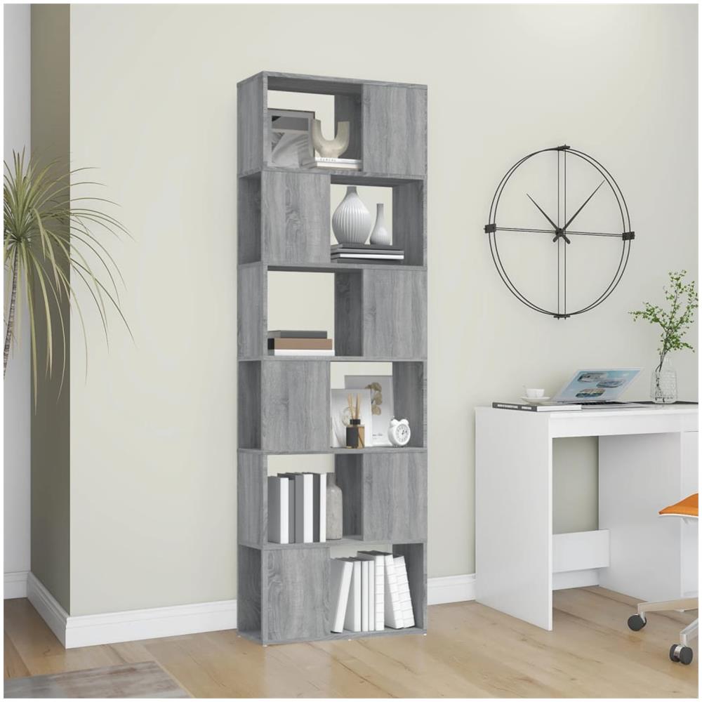 Libreria /divisorio Grigio Sonoma 60x24x186 Cm - Foto 4