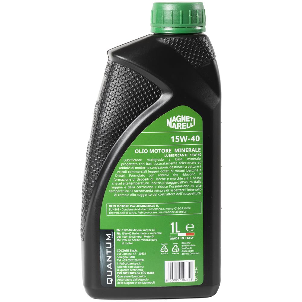 Magneti Marelli Lubirifcante Auto Minerale Olio Motore 15w-40 1lt - Foto 4