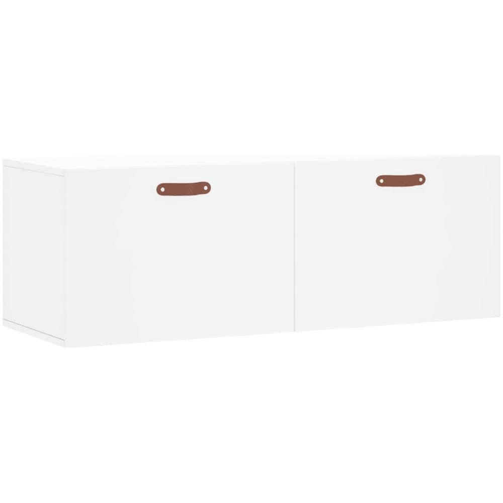 Mobile A Parete Bianco 100x36,5x35 Cm In Legno Multistrato - Foto 2