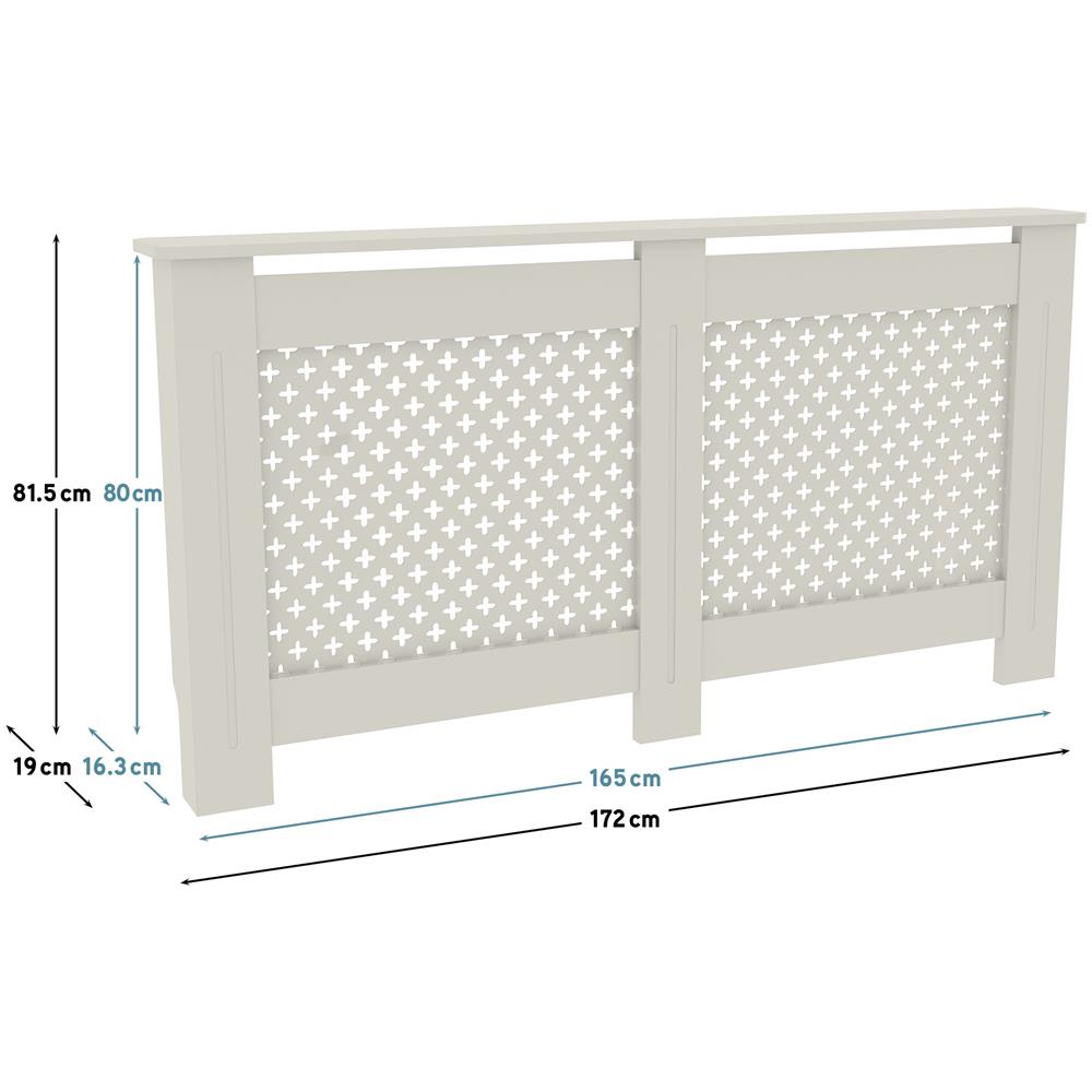 Copri Radiatore In Legno Windsor Grigio - 172 Cm - - Foto 3