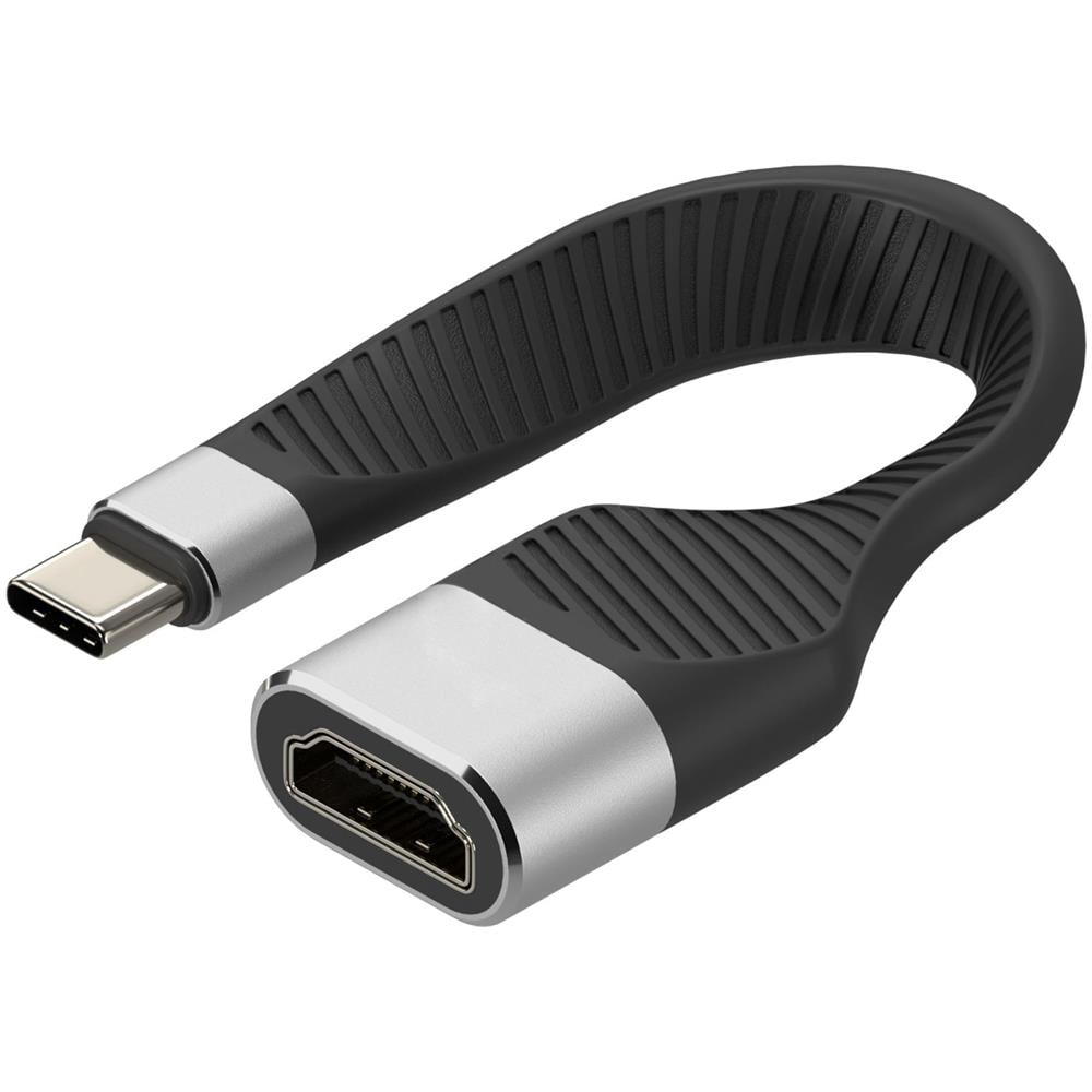 Cavo Corto Piatto Usb-c Maschio A Hdmi Femmina Fpc 13,6 Cm - Foto 1