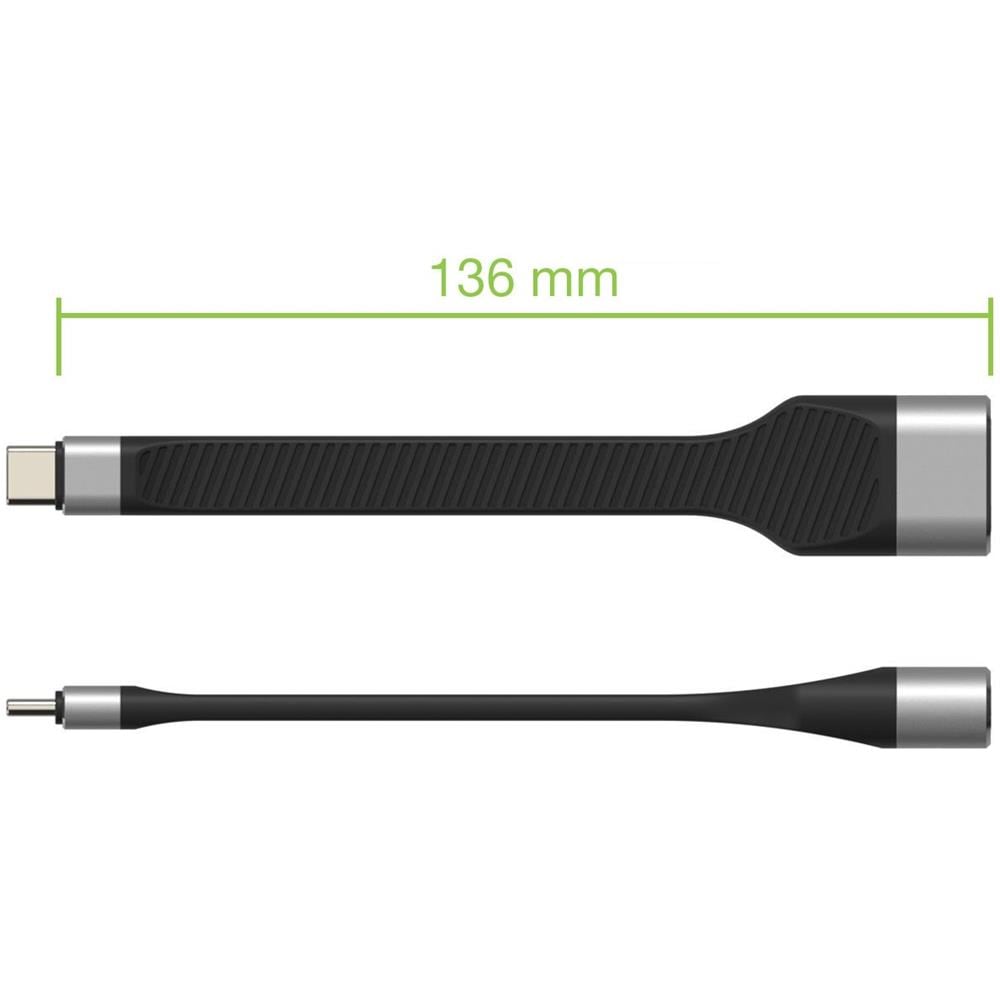 Cavo Corto Piatto Usb-c Maschio A Hdmi Femmina Fpc 13,6 Cm - Foto 3