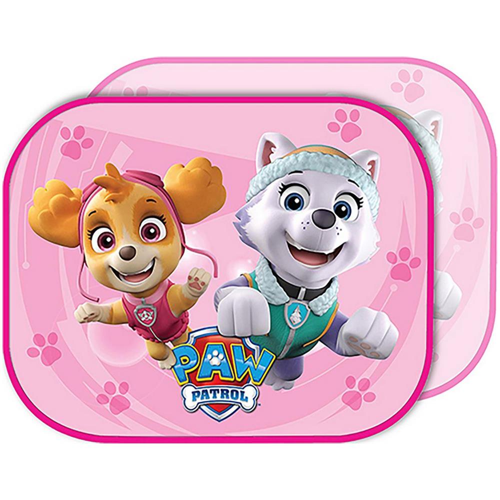 Paw Patrol Coppia Tendine Parasole Laterali Auto Rosa Bambina - Foto 1